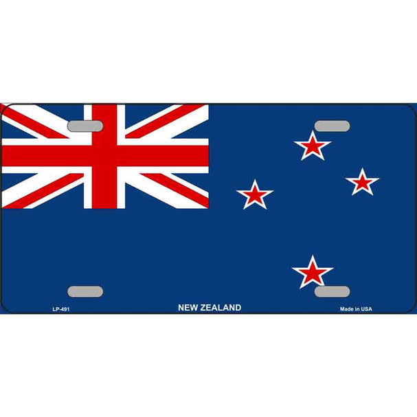 New Zealand Flag Wholesale Metal Novelty License Plate