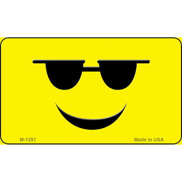 Sunglasses Cool Smiley Novelty Wholesale Metal Magnet M-1297