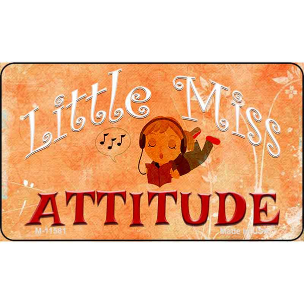 Little Miss Attitude Wholesale Novelty Magnet M-11581