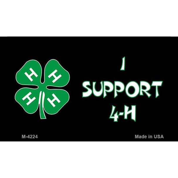 I Support 4-H Wholesale Metal Novelty Magnet M-4224