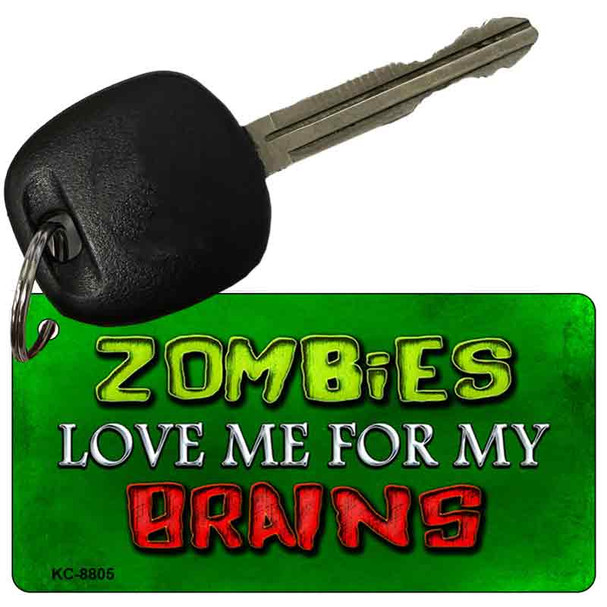 Zombies Love Me Wholesale Metal Novelty Key Chain