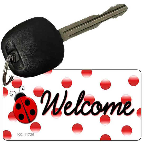 Welcome Ladybug Wholesale Novelty Key Chain