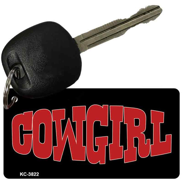 Cowgirl Wholesale Metal Novelty Key Chain