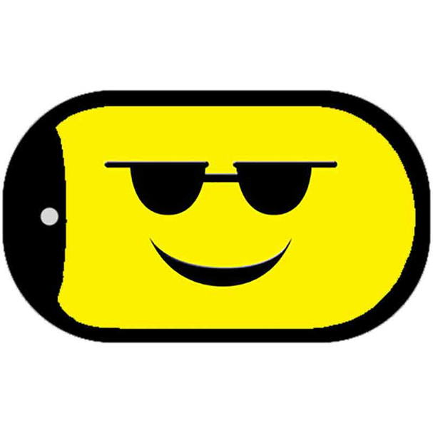 Sunglasses Cool Smiley Novelty Wholesale Metal Dog Tag Kit
