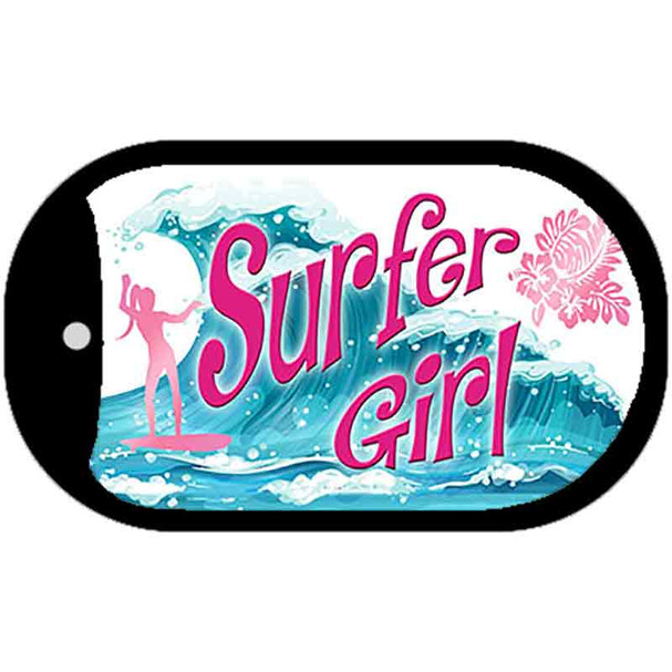 Surfer Girl Wholesale Metal Novelty Dog Tag Kit