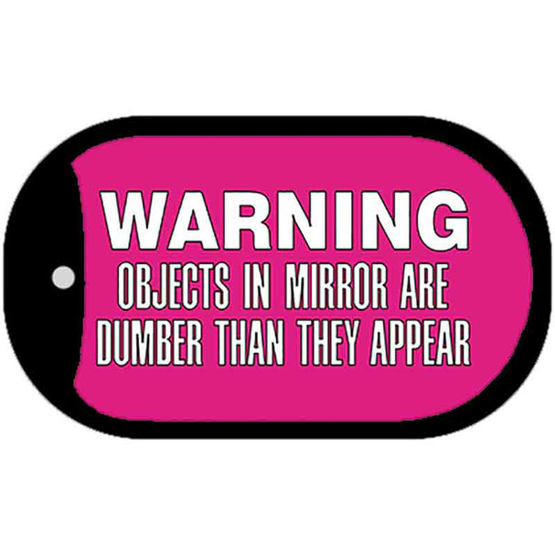 Objects In Mirror Pink Novelty Wholesale Metal Dog Tag Kit