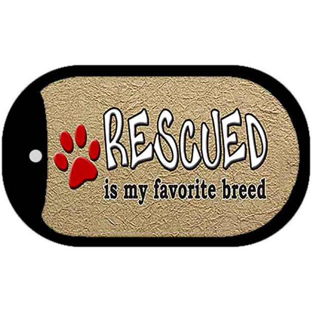 Rescued Is My Favorite Wholesale Metal Novelty Dog Tag Kit