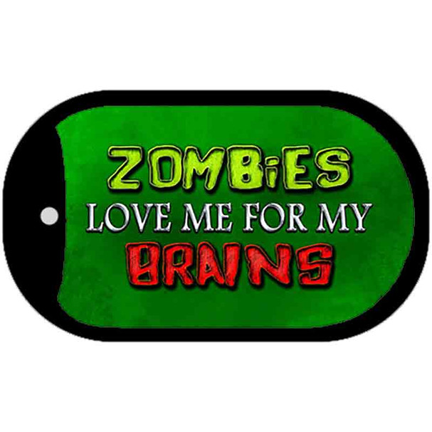 Zombies Love Me Wholesale Metal Novelty Dog Tag Kit