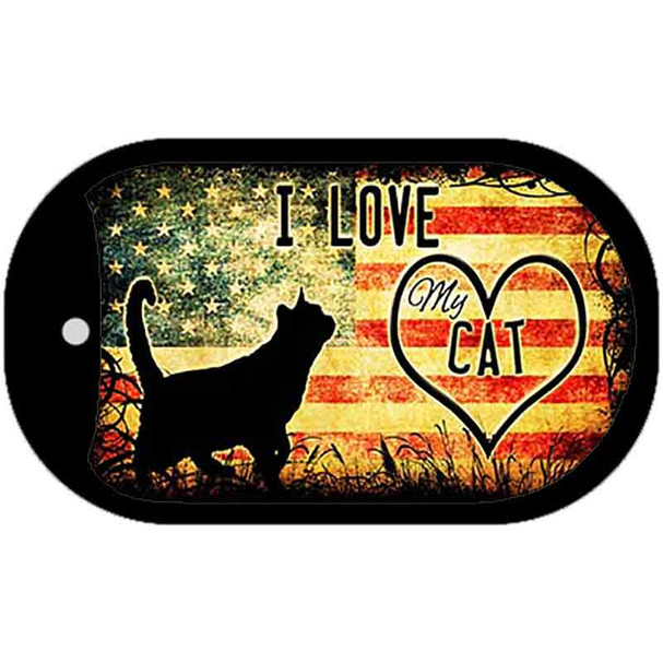 I Love My Cat Dog Tag Kit Novelty Metal Wholesale