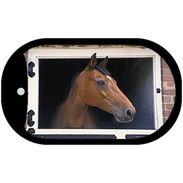 Horse In Barn Wholesale Metal Novelty Dog Tag Kit