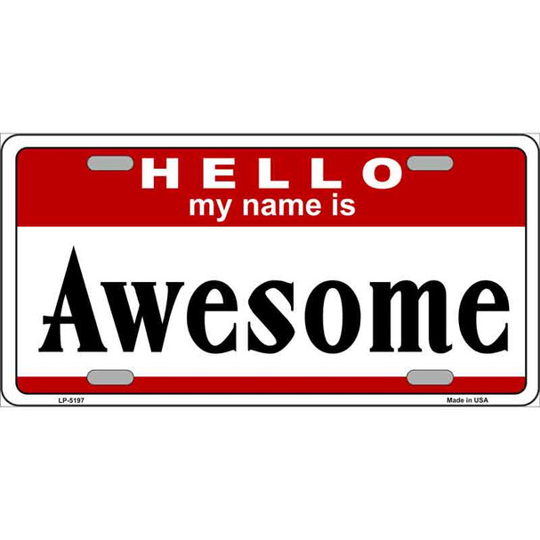 Awesome Wholesale Metal Novelty License Plate