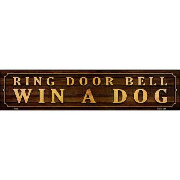 Ring Door Bell Wholesale Novelty Metal Street Sign