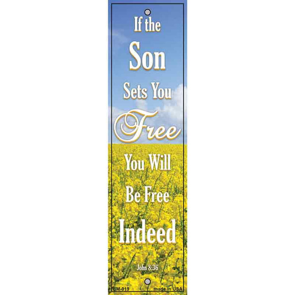 Son Sets You Free Wholesale Novelty Metal Bookmark BM-019