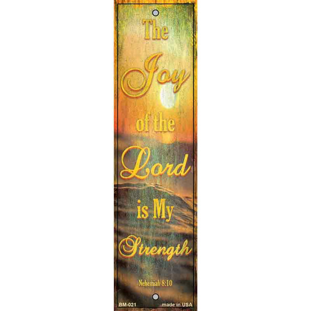 Joy of the Lord Wholesale Novelty Metal Bookmark BM-021