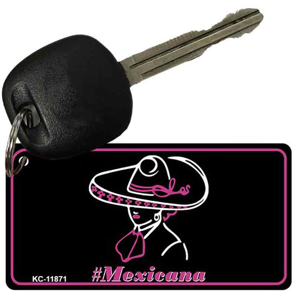 Hashtag Mexicana Wholesale Novelty Metal Key Chain