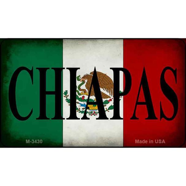 Chiapas Mexico Flag Wholesale Novelty Metal Magnet M-3430