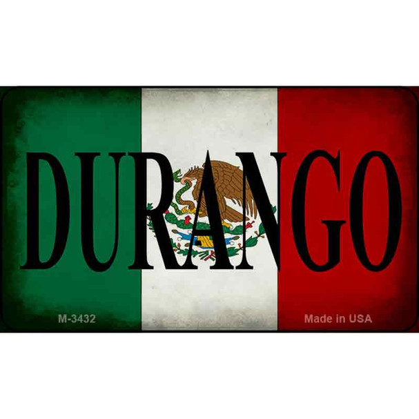 Durango Mexico Flag Wholesale Novelty Metal Magnet M-3432