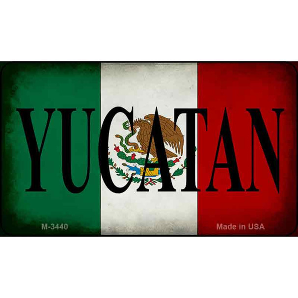 Yucatan Mexico Flag Wholesale Novelty Metal Magnet M-3440