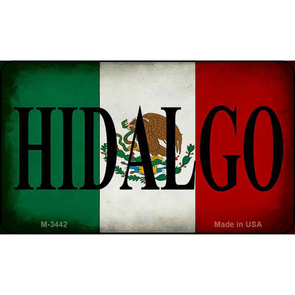 Hidalgo Mexico Flag Wholesale Novelty Metal Magnet M-3442