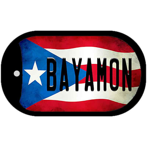 Bayamon Puerto Rico State Flag Wholesale Novelty Metal Dog Tag Necklace