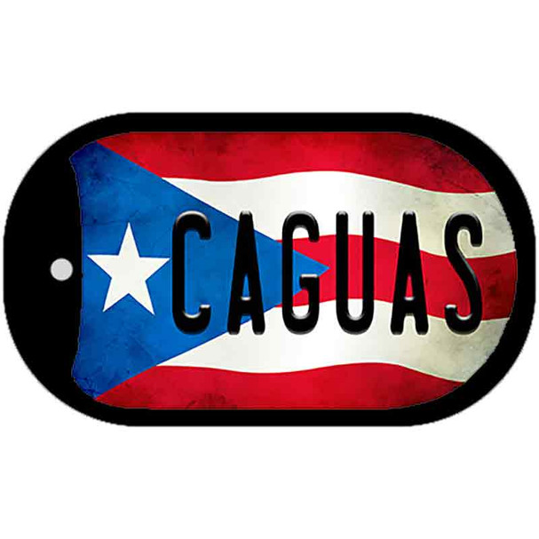 Caguas Puerto Rico State Flag Wholesale Novelty Metal Dog Tag Necklace