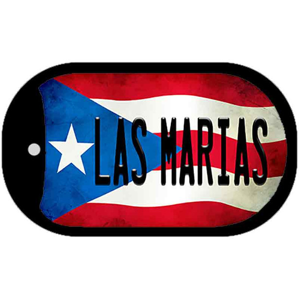 Las Marias Puerto Rico State Flag Wholesale Novelty Metal Dog Tag Necklace