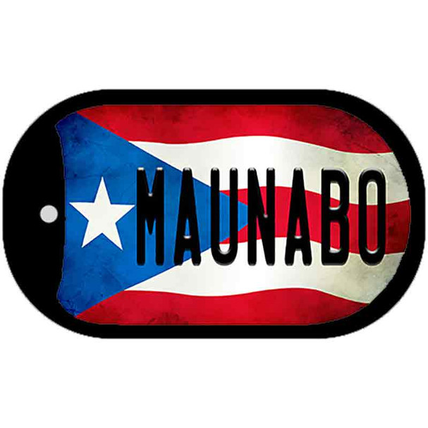 Maunabo Puerto Rico State Flag Wholesale Novelty Metal Dog Tag Necklace