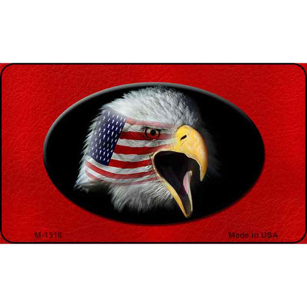 American Eagle Red Wholesale Novelty Metal Magnet M-1318