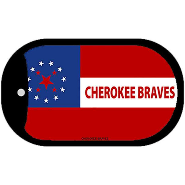 Cherokee Braves Tribe Wholesale Novelty Metal Dog Tag Necklace