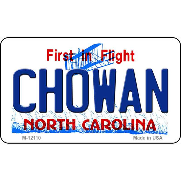 Chowan North Carolina State Wholesale Novelty Metal Magnet M-12110