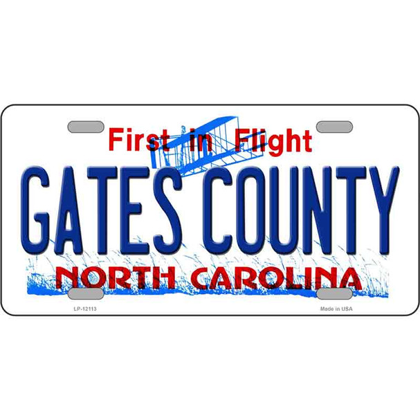 Gates County North Carolina State Wholesale Novelty Metal License Plate