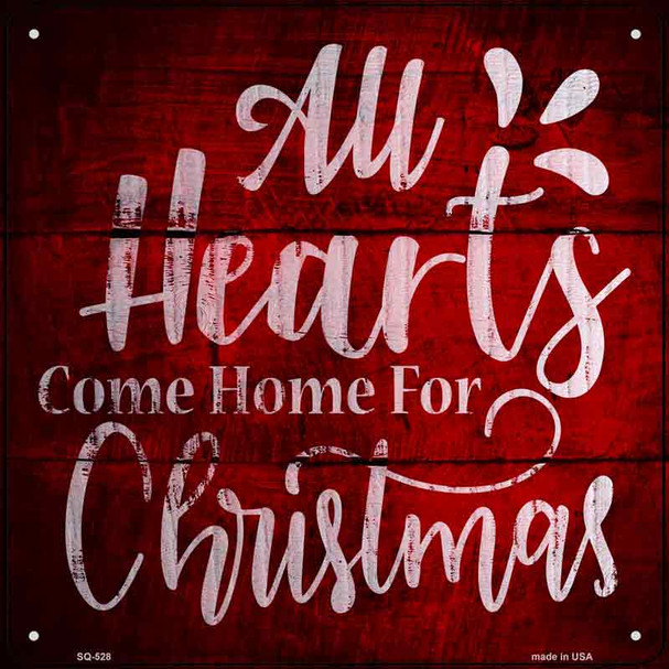 Come Home For Christmas Wholesale Novelty Metal Square Sign