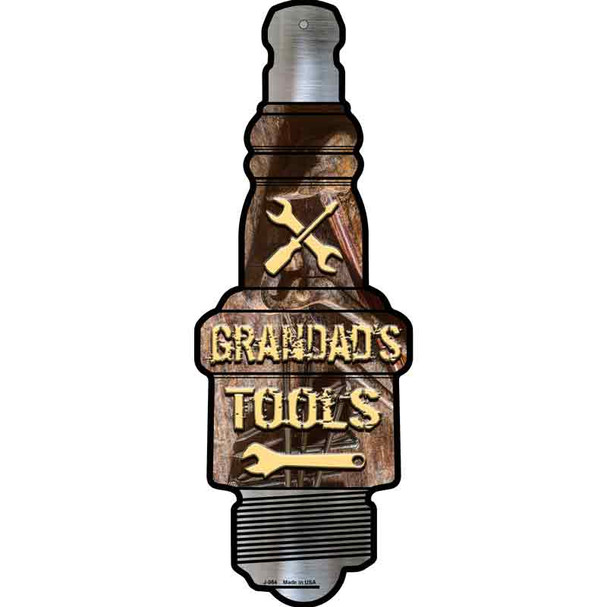 Grandads Tools Wholesale Novelty Metal Spark Plug Sign J-064