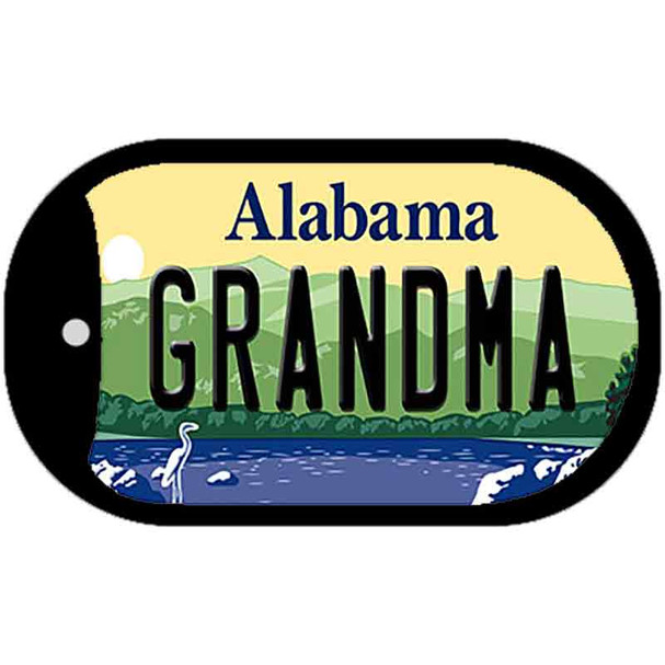 Grandma Alabama Wholesale Novelty Metal Dog Tag Necklace