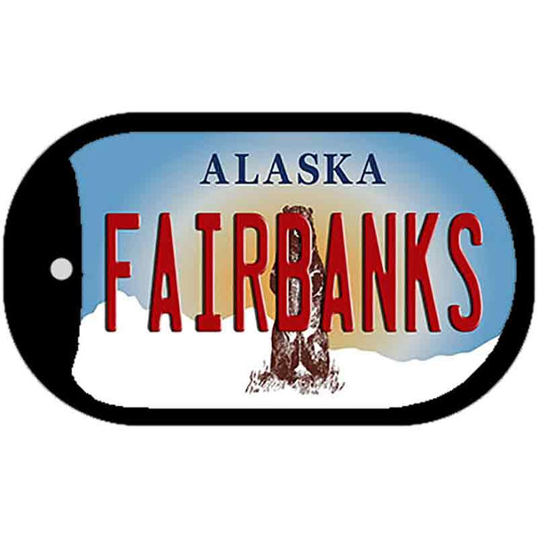 Fairbanks Alaska Wholesale Novelty Metal Dog Tag Necklace