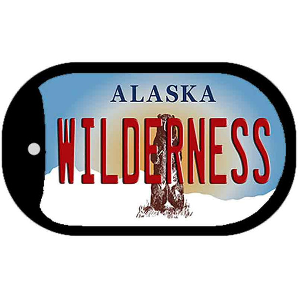 Wilderness Alaska Wholesale Novelty Metal Dog Tag Necklace