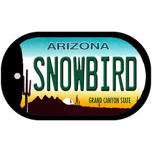 Snowbird Arizona Wholesale Novelty Metal Dog Tag Necklace