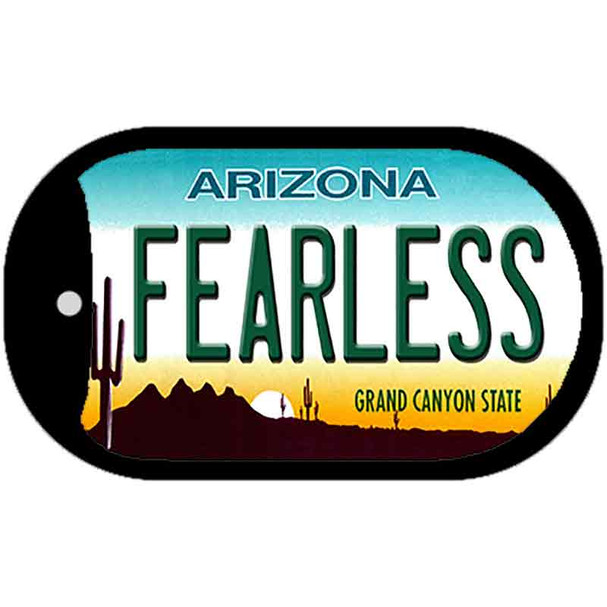 Fearless Arizona Wholesale Novelty Metal Dog Tag Necklace