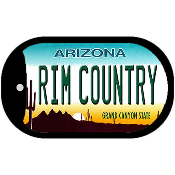 Rim Country Arizona Wholesale Novelty Metal Dog Tag Necklace