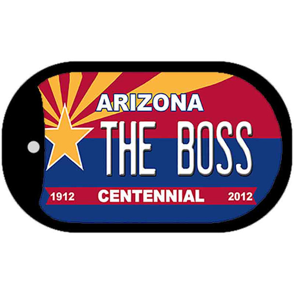 The Boss Arizona Centennial Wholesale Novelty Metal Dog Tag Necklace