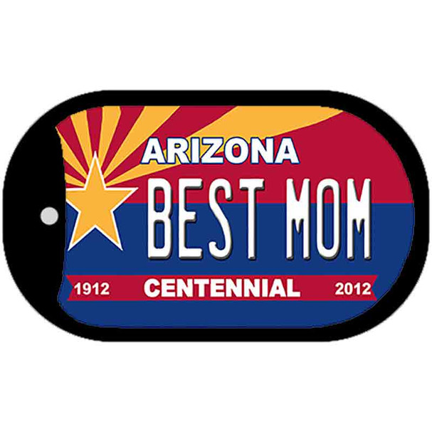 Best Mom Arizona Centennial Wholesale Novelty Metal Dog Tag Necklace