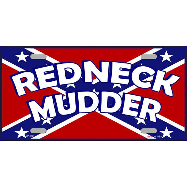Redneck Mudder Wholesale Metal Novelty License Plate