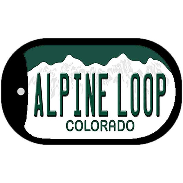 Alpine Loop Colorado Wholesale Novelty Metal Dog Tag Necklace