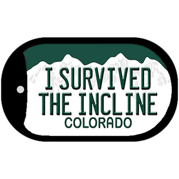 I Survived The Incline Colorado Wholesale Novelty Metal Dog Tag Necklace