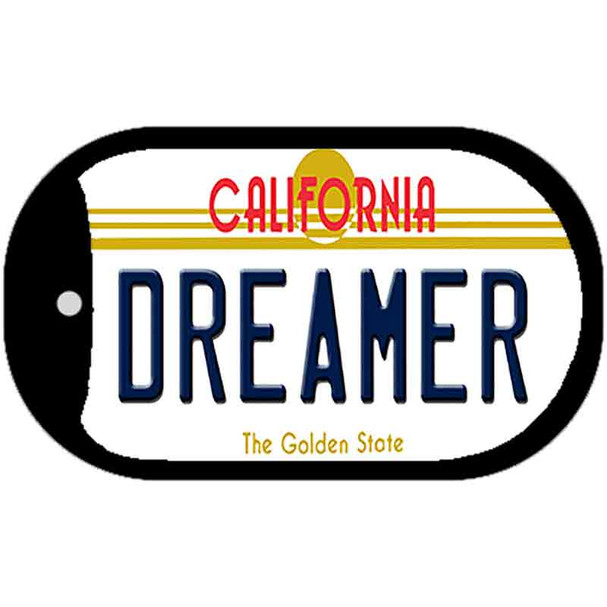 Dreamer California Wholesale Novelty Metal Dog Tag Necklace