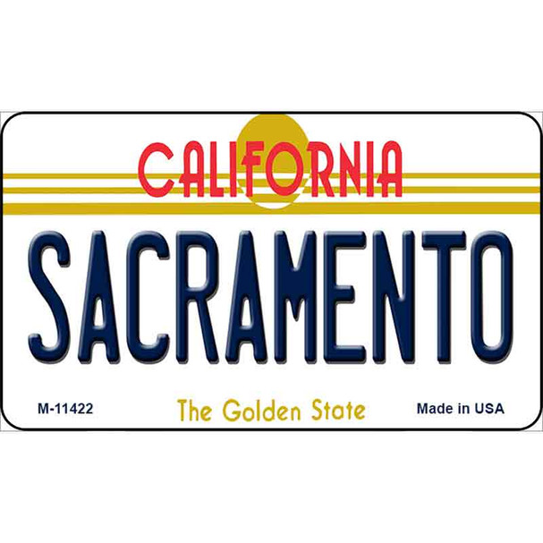 Sacramento California Wholesale Novelty Metal Magnet M-11422