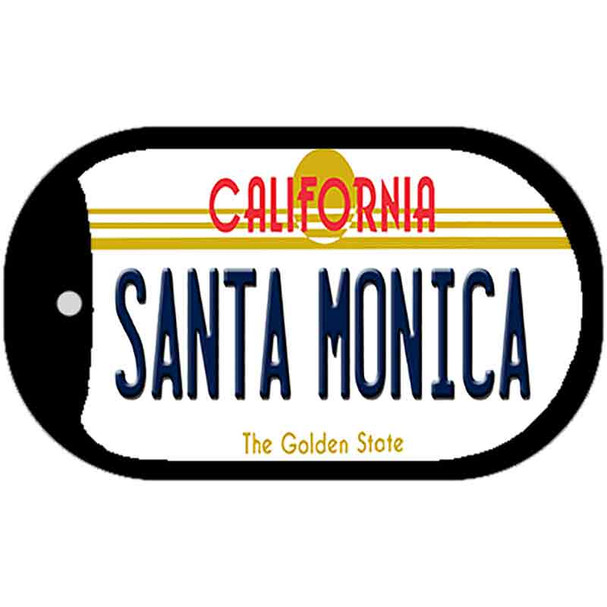 Santa Monica California Wholesale Novelty Metal Dog Tag Necklace