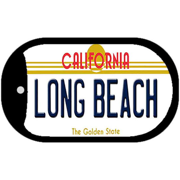 Long Beach California Wholesale Novelty Metal Dog Tag Necklace