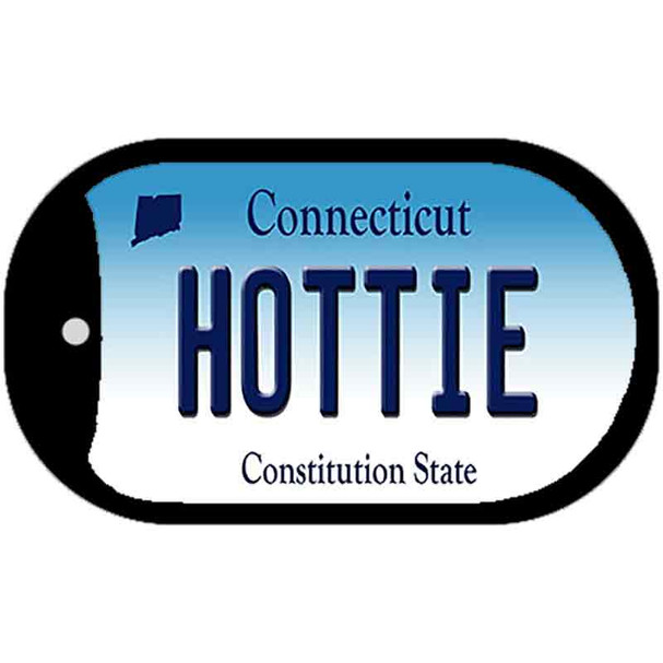 Hottie Connecticut Wholesale Novelty Metal Dog Tag Necklace