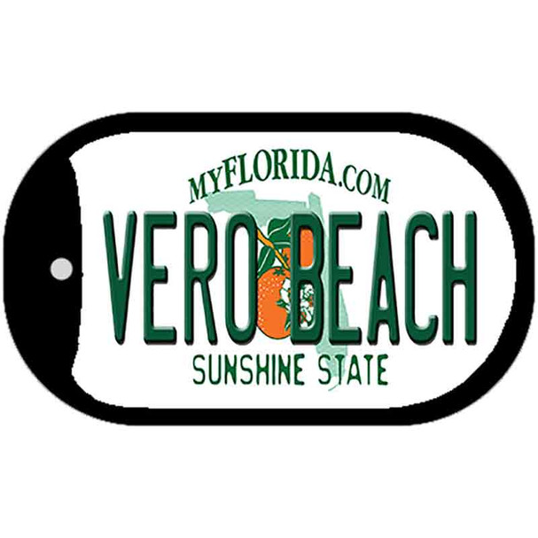 Vero Beach Florida Wholesale Novelty Metal Dog Tag Necklace